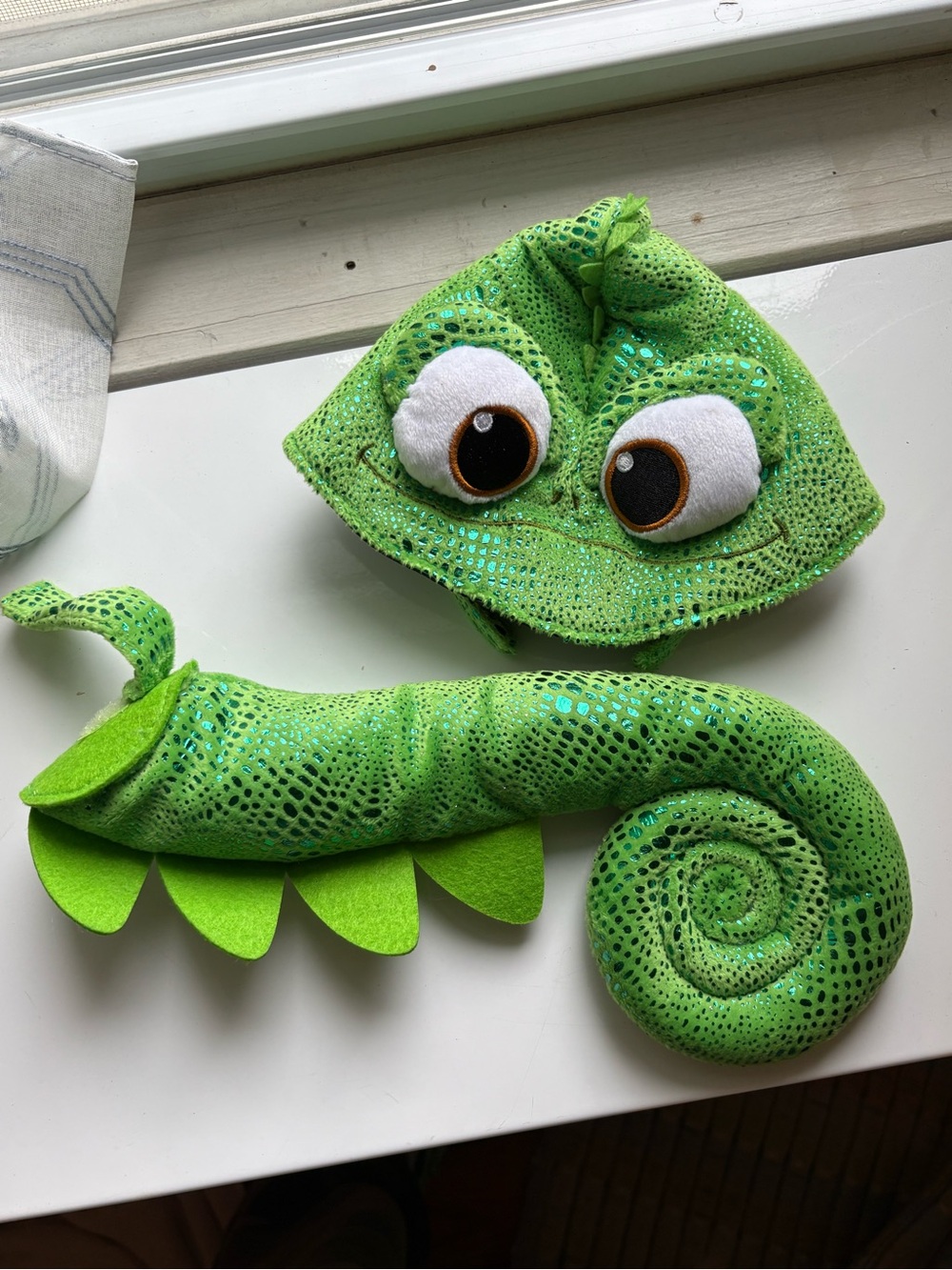 Pascal from Tangled Costume - Chameleon Hat and Tail Set